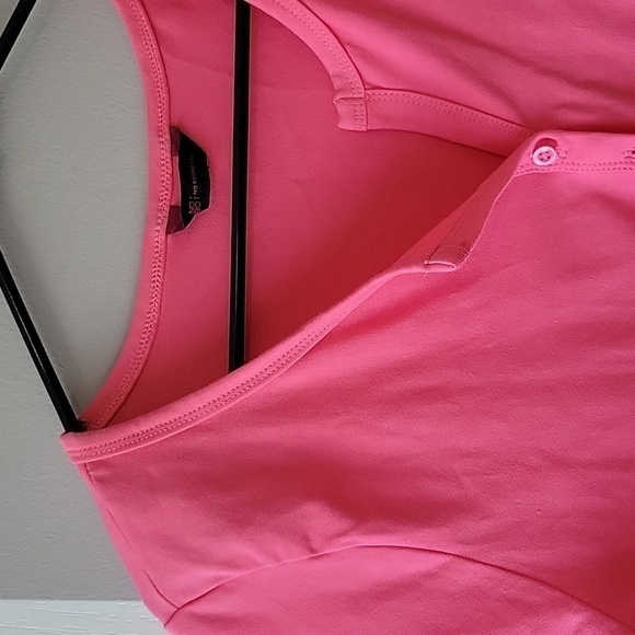 Women's pink button-down shirt top size XL - Picture 2 of 5